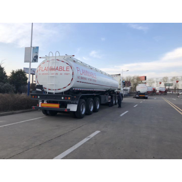 Semirremolque de transporte de combustible de aceite de 45cbm