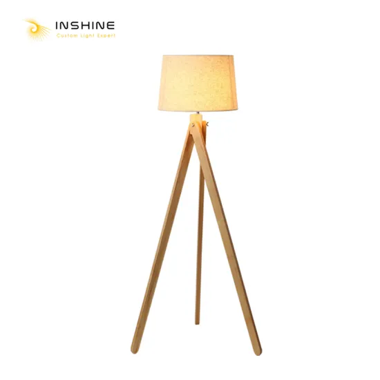 INSHINE Wooden Floor Lighting Lamp