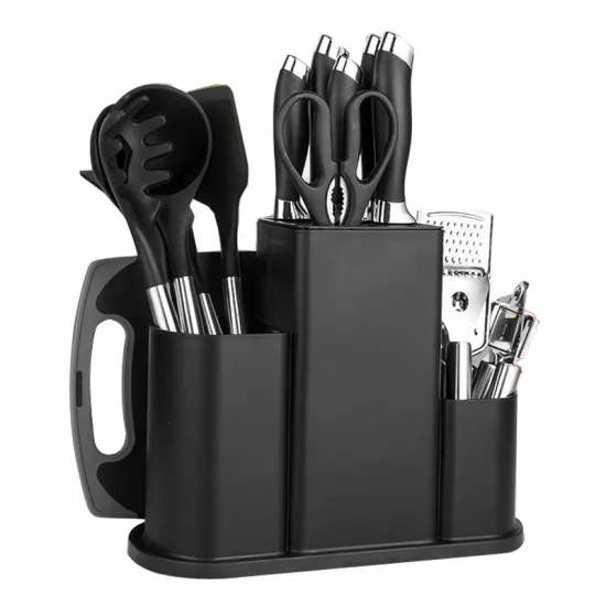 2023 New Style Luxury Premium Kitchen Tools Set: Black, Pink, and Green Kitchenware with Silicone Cooking Utensils