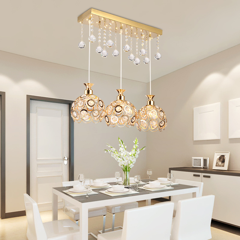 Modern Clear Crystal Pendant LightofApplication Light Fixture Store