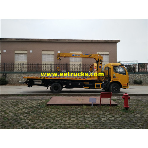 DFAC 4ton Tow Wrecker Veículos montados Guindastes