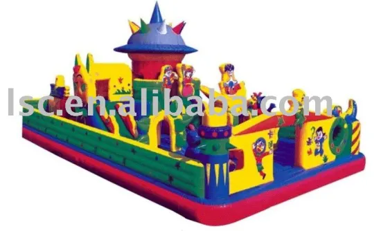 Multi-functional inflatable jumping castle