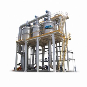 Circolazione forzata in Cina Sistema di evaporatore MVR per distillazione di olio essenziale