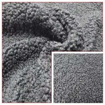 100%Polyester Big Teddy (Aiertai) Fleece Sticking Fabric