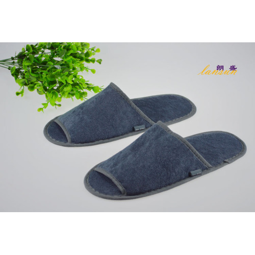 Airline Gray Color Terry Slipper