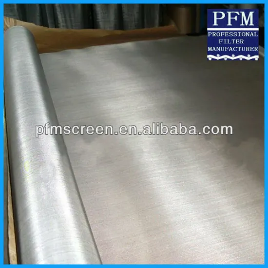 Stainless steel wire mesh for speaker, calendered thickness 80-89 micron
