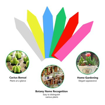 Tag &amp; label tanaman plastik 100 pcs untuk kebun &amp; penggunaan pembibitan