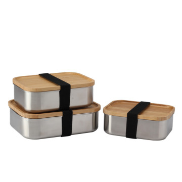 Big size Lunch Box with Bamboo Lid