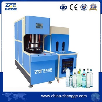 High quality semi automatic plastic liquor bottle blowing machine