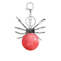 Cherry Quartz 16MM Ball Antique Silver Spider Pendant (47x40mm) Necklace 45cm Black Cord