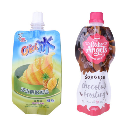 reclosable zipper pouches fruit juice packaging bag