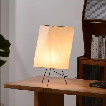 Japanese Design Akari Table Lamp - Rice Paper Standing Lamp for Living Room, Bedroom, and Home Decor