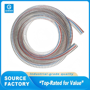 Industrial Grade PVC Spiral Hose with Steel Reinforcement