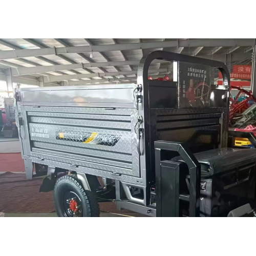 Triciclo de barra alta para transporte de materiales de construcción