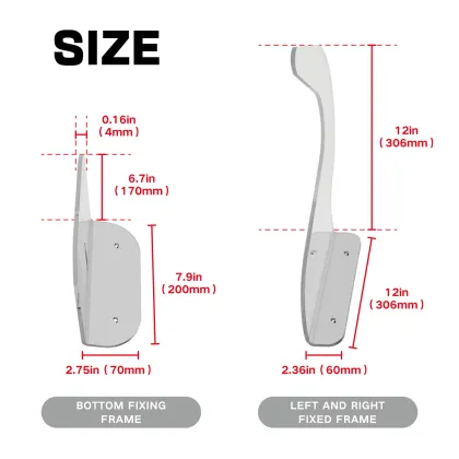 Clear Acrylic Surfboard Rack: Wall Mount Display Stand for Surfboards