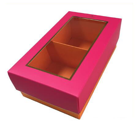 Folding Paper Card Packaging Box with Clear Window