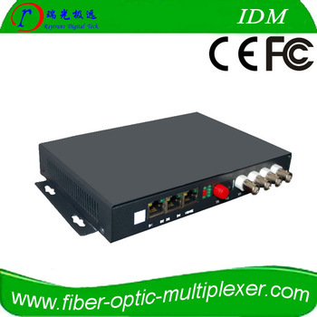 4CH Fiber Optic Audio Video Transmitter Receiver