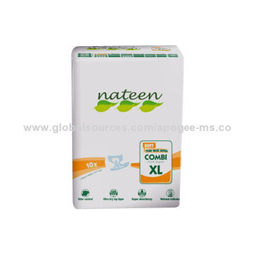 Disposable Breathable Super Absorbent Adult Diaper, Free Samples, Leg Elastic and Leak Guard