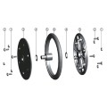 Farm machinery Wheels for seeding machine