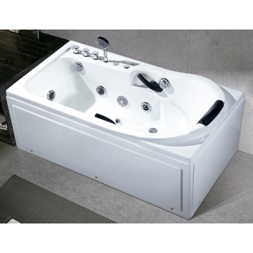Tragbare Whirlpool -Massage Badewanne Luftglas Wannenheizung