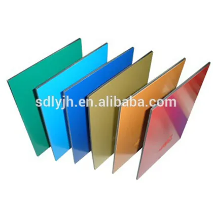 shandong JINHU 1220*2440mm High Quality Plastic Aluminum Composite Panel walls panels