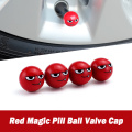 Round tire valve cap bicycle valve core cover