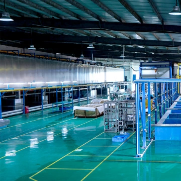 Spraying production line