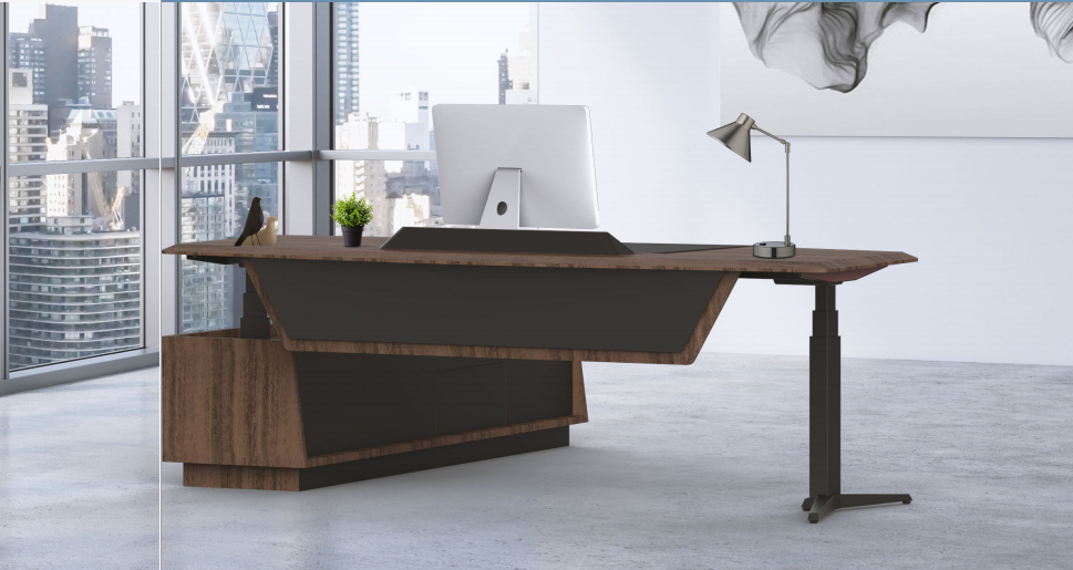 Boss Executive Office Desk مكتب كهربائي قائم بذاته