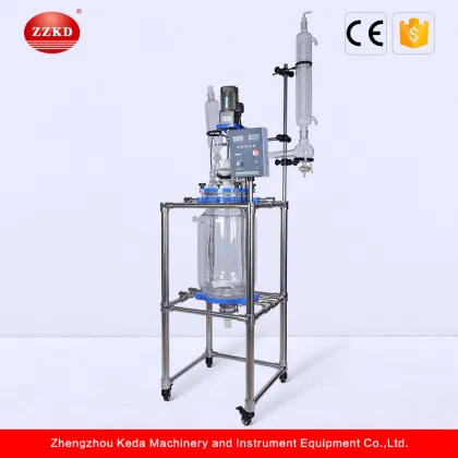 New Bio stirred tank reactor Vacuum glass reactor