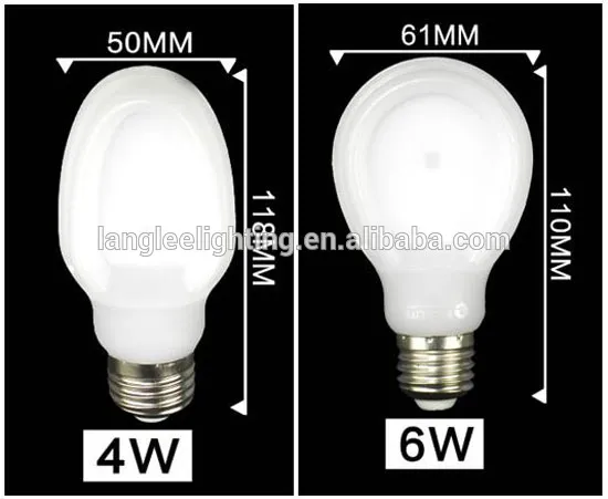 Super Slim LED Bulb A19 6W Waterproof LED Light E27