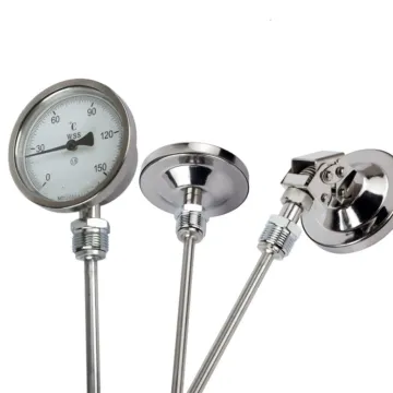SS316 Industrial Temperature Gauge Bimetal Thermometer