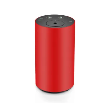 Red Color Aluminium Premium High-Quality Cool Misting Portable Scent USB Aroma Essential Oil Rechargeable Car Mini Diffuser
