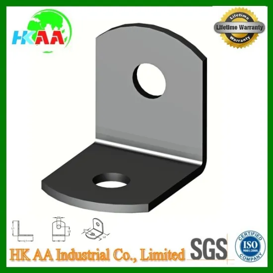 2-Holes angle iron bracket, stainless steel 2 holes angle bracket for bed connecting