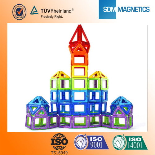 Environmental friendly Educational Construction ABS plastic Magnetic Toy