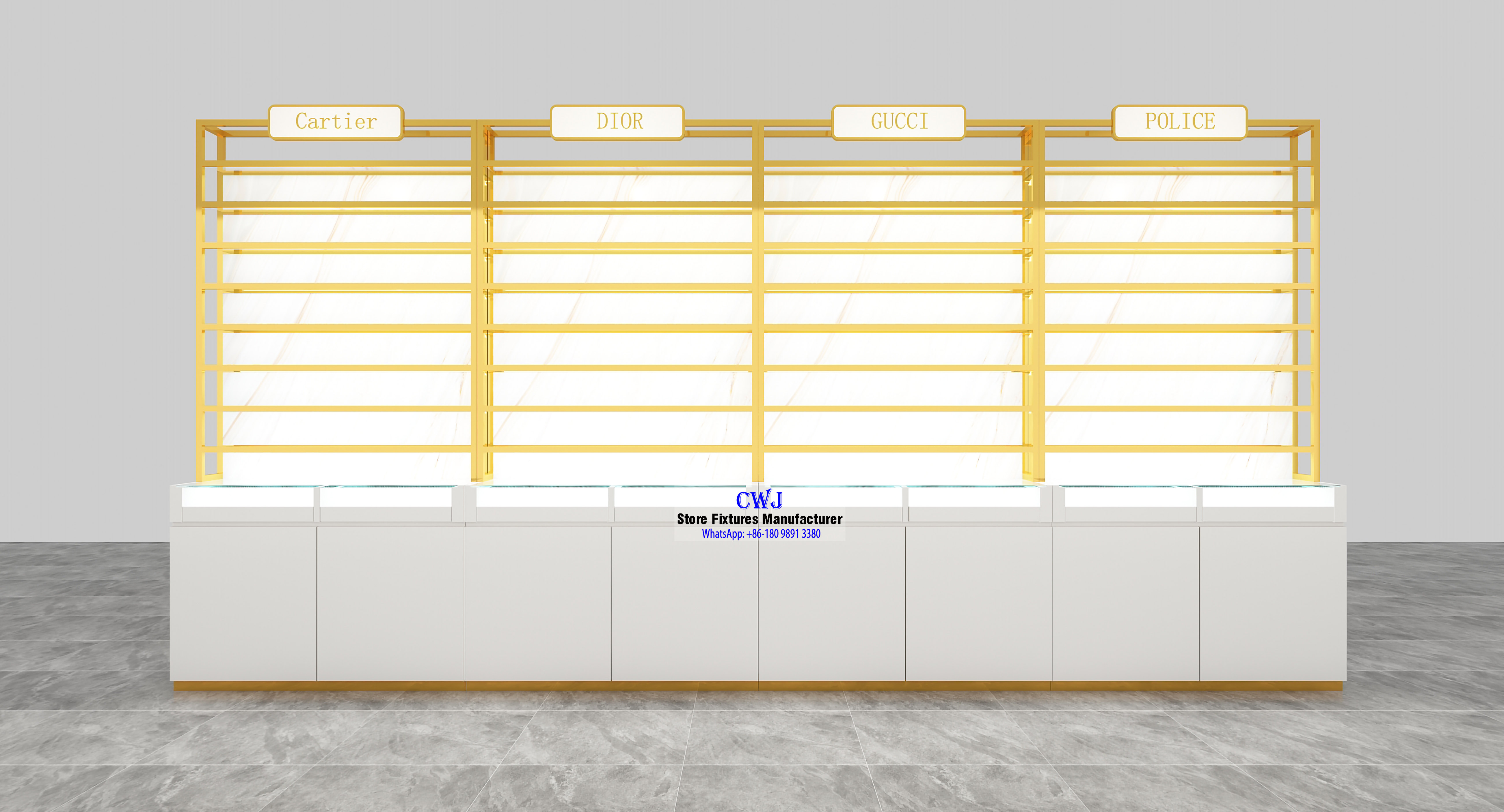 Optical Store Display Showcase