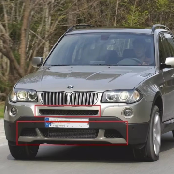 BMW E83 x3 przednie grille zderzakowe Pełny zestaw 4PCS 2007-2010