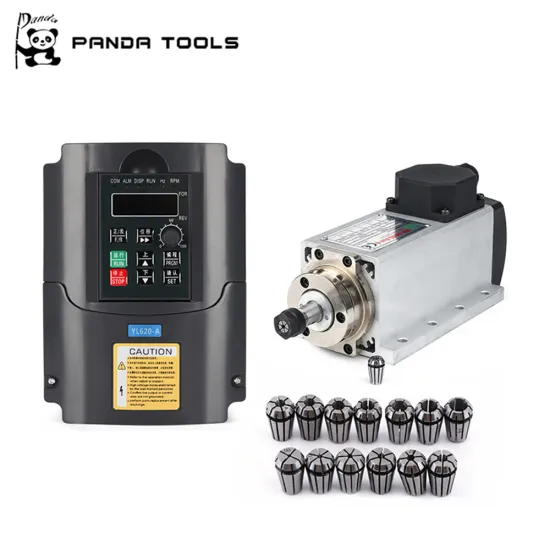 Panda Tools ER20 Air Cooled CNC Spindle 18000rpm 2.2kw Milling Motor 220V/380V