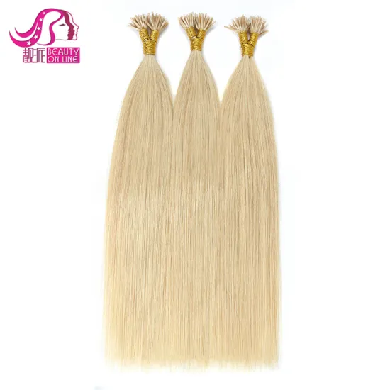 PROFESSIONAL HUMAN HAIR MANUFACTURER peruvian hair stick i tip hair extension wholesale
