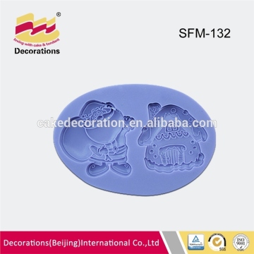 Wholesale rose flower silicone baking moulds