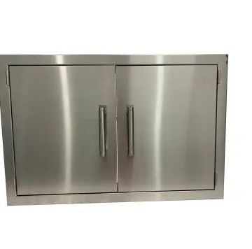 31 Inch Waterproof Kitchen Cabinets Stainless Steel Double Kitchens Drawers Doors