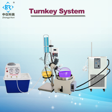 Lab small capacity fractional distillation rotary evaporator