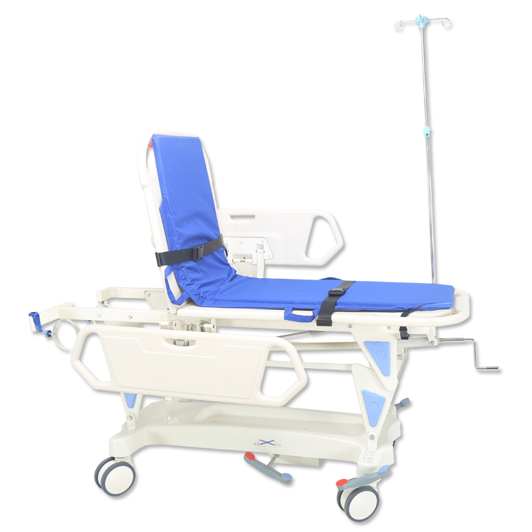 Manual Hospital Ambulance Trolley