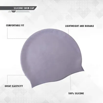 Cute Design Waterproof Kids' Swimming Cap: Silicone Swim Cap for Toddlers and Children