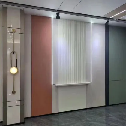 Hot Selling Solid Bamboo Wood Fiber Veneer Integrated Wall Panels: Premium Wood Background Boards