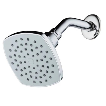 Industrial Fashion style Matte Black 9inch ABS Plastic Rain Shower Head with Swivel Bal