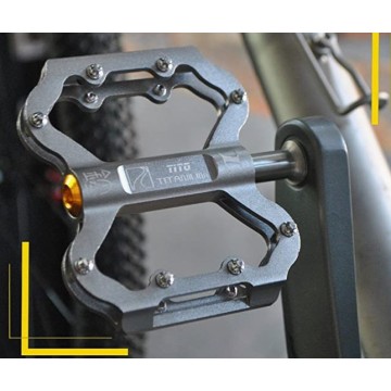 Titanium Alloy Basikal Kaki Pedal Bike Pedal