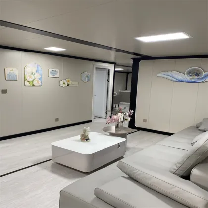 Beautiful outdoor small prefab holiday home