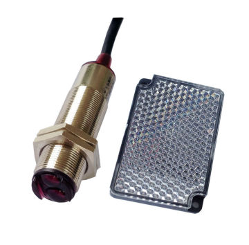 M18 AC 2 Wire Retro reflective Photo Sensor Switch,Reflector Photo Sensor Switch,Photoeye, Photocell,Infared Photo Sensor Switch