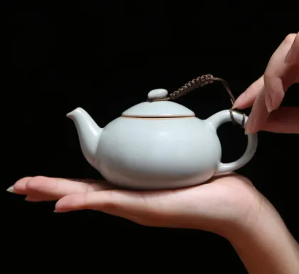 Handmade Ru Kiln tea sets