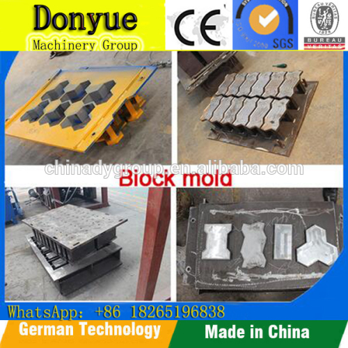German Construction Equipment Manual Interlocking Brick Making Machine